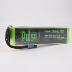 PULSE 6000mah 35C 22.2V 6S P-Tech LiPo Battery - EC5 Connector