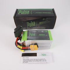 Pulse 1250mah 50C 22.2V 6S P-Tech Lipo Battery - XT60 Connector