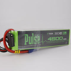 PULSE 4500mah 50C 22.2V 6S P-Tech LiPo Battery - EC5 Connector
