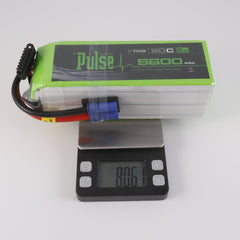 PULSE 5600mah 80C 22.2V 6S P-Tech LiPo Battery - EC5 Connector