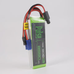 PULSE 2S 2550mAh 20C 7.4V RX P-Tech LiPo Battery