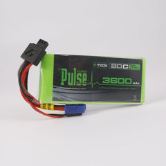 PULSE 2S 3600mAh 20C 7.4V RX P-Tech Lipo Battery