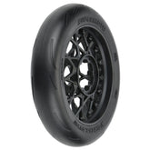 Pro-Line 1/4 Supermoto S3 Motorcycle Front Tire MTD Black (1) for Promoto-MX/SM