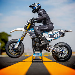 Pro-Line 1/4 Supermoto S3 Motorcycle Front Tire MTD Black (1) for Promoto-MX/SM