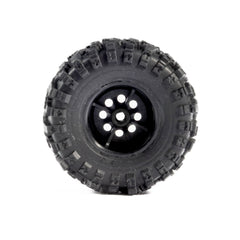Pro-Line 1/30 Baja Pro X Front/Rear Mounted Chrome Beast Tires (4) For Axial SCX30