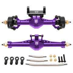 MEUS Racing TRX4M Metal Isokinetic Front Rear Axles with 3-Section CVDs for 1/18 TRX4M Bronco Land Rover Defender K10 High Trail