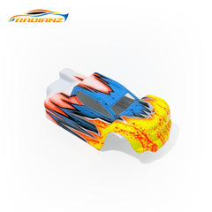 RADIANZ Hobby Plus Speck-B Reggie Truggy Airbrush Lexan Body – Surge