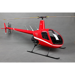 RVE Robinson R22 1/4.5 Scale RC Helicopter Combo Kit (Unassembled) - Red