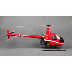 RVE Robinson R22 1/4.5 Scale RC Helicopter Combo Kit (Unassembled) - Red