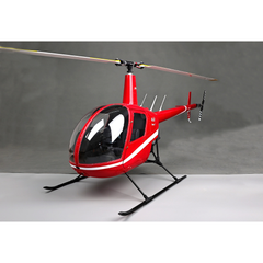 RVE Robinson R22 1/4.5 Scale RC Helicopter Combo Kit (Unassembled) - Red