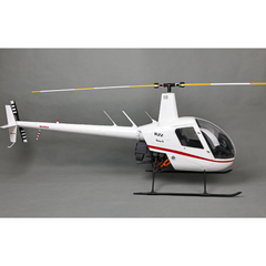 RVE Robinson R22 1/4.5 Scale RC Helicopter Combo Kit (Unassembled) - White