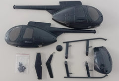 YX C189 MD500E Body Set - Black - HeliDirect