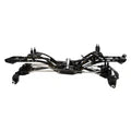 MEUS Racing RC LCG GOLD RUSH V2 Carbon Fiber Chassis & SCX10 Nylon Portal Axles & 313mm Links & Drive Shafts for 1/10 SCX10 Capra