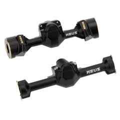 MEUS Racing SCX30 Axle Housing with Diff Covers and Steering Knuckles for Axial SCX30