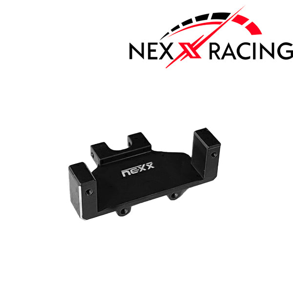 NexxRacing AX24 Aluminum Servo Mount - BLACK - HeliDirect