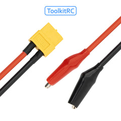 ToolkitRC XT60 To Clip Power Supply Cable