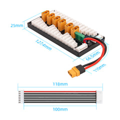 ToolkitRC Multi 2S-6S Lipo Parallel Balanced Adaptor Board XT60
