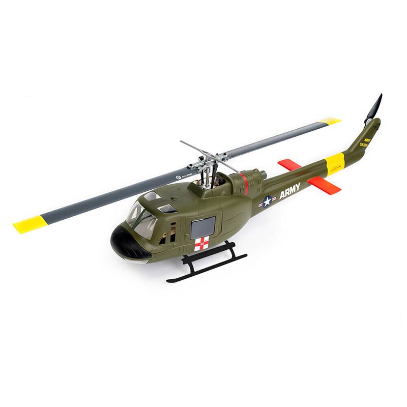 Hélicoptère RC FlyWing UH-1 V4 10CH Avec GPS - Retour Automatique, Vol Stationnaire, RTF