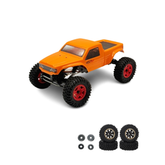 Furitek Terra COMP (Orange ) – 1/18 ARTR Crawler -RC Rock Crawler 1/18 - High-end parts - 2-in-1 Outrunner Brushless System (portal gear Over Drive, brass rim 1.2" and 62mm tire)