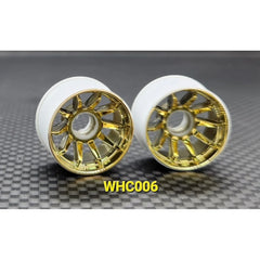 GL Racing RWD R10 Machine Cutted Chrome Rim (N0) WHC006