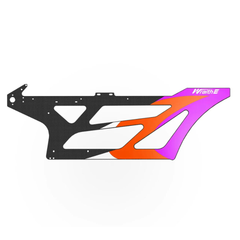 XLPower Wraith E 760 V3 Lower Frame Sticker Purple/Orange