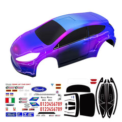 Rlaarlo Purple XTS Rally 1.2mm PC Car Body For XTS-F10 RC Rally Car