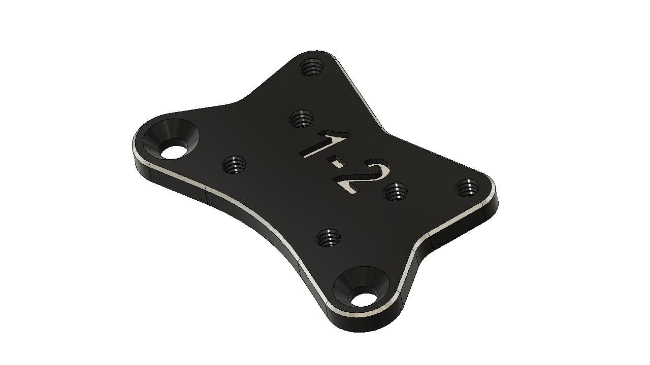 MWX R.1 ZS 1-2 (1 Camber 2 Castor) Plate - HeliDirect