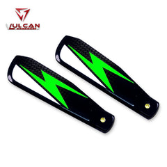 VULCAN ROTORS Precision Tail Rotor Blades 110mm (GREEN)
