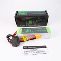 PULSE 1800mAh 70C 22.2V 6S G-Tech LiPo Battery - XT60 Connector