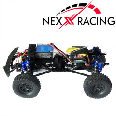 Nexx Racing Reservoir Shock (4 pcs) for 1/24 SCX24 - BLUE - HeliDirect