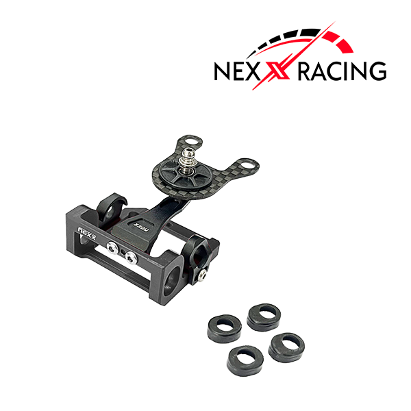 Nexx Racing Motor Mount For MR04 - BLACK - HeliDirect