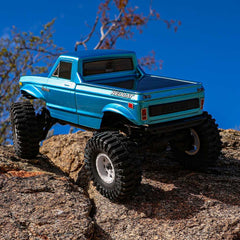 Redcat Ascent-18 - 1:18 Brushed Electric Rock Crawler (BLUE) With TORQ MLS-1025 Premium DIRECT-MOUNT Servo (Free Horn Included)