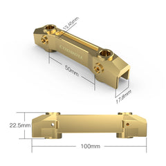 Rlaarlo Brass Front Bumper Mount for 1/7 RC Crawler