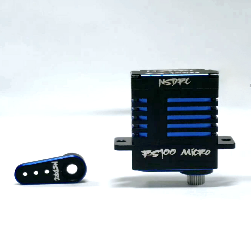 NSDRC LIMITED EDITION RS100 SERVO & HORN BLUE HeliDirect