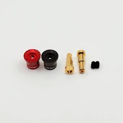 Furitek Heatsink Bullet Plug Grips w/4-5mm Bullets (Black/Red)