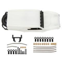 MEUS Racing MB18 Body & Chassis Frame Kit for TRX4M Defender Bronco K10 F150 High Trail - WHITE