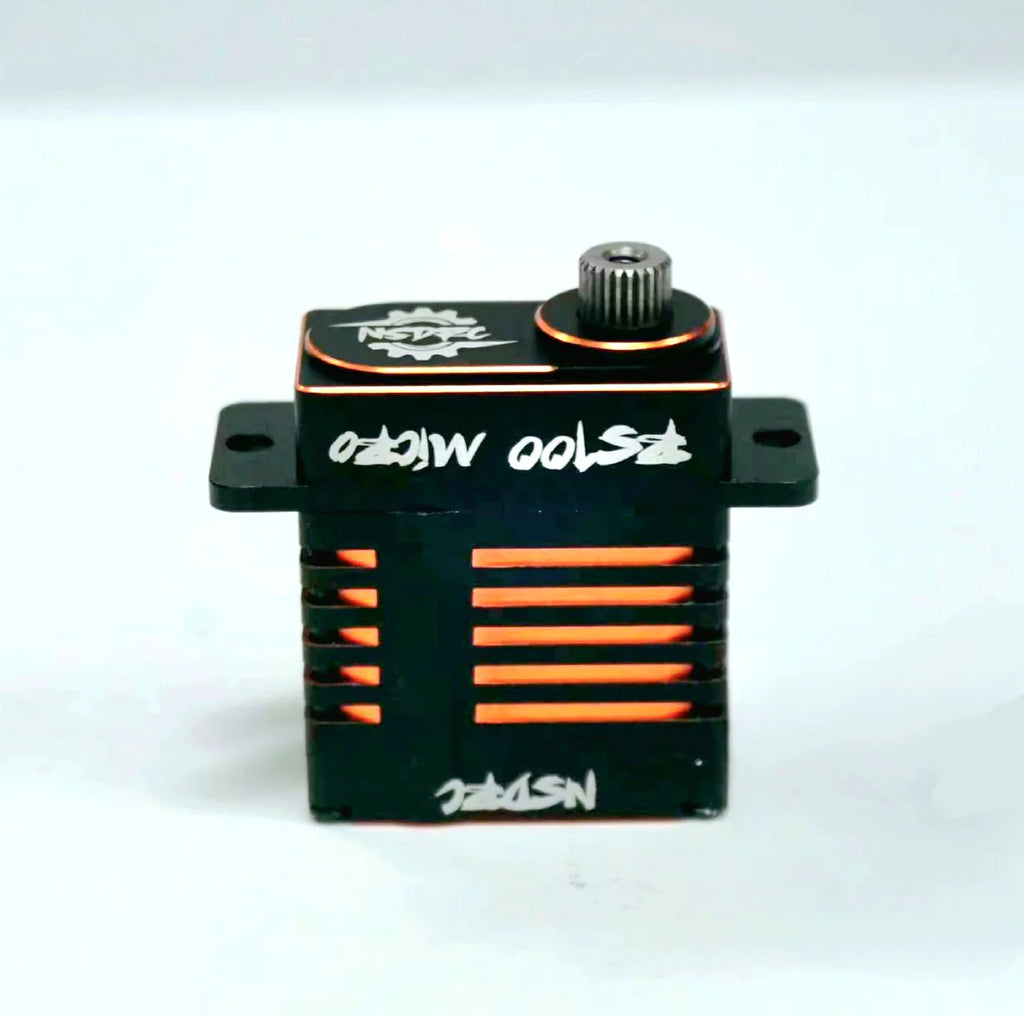 NSDRC SPECIAL EDITION RS100 SERVO & HORN ORANGE HeliDirect