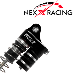 Nexx Racing Reservoir Shock (4 pcs) for 1/24 SCX24 - BLACK - HeliDirect
