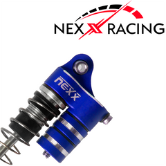 Nexx Racing Reservoir Shock (4 pcs) for 1/24 SCX24 - BLUE - HeliDirect