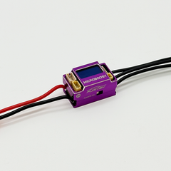 FURITEK MICROBOOST 2S LiPo 25A/50A Brushless ESC for 1/24 & 1/28 Drift/Race Cars - Sensored/Sensorless with LCD Display, Solderable and Wire Replaceable
