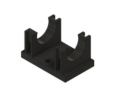 Festo 6mm Ball Valve Mount- Black