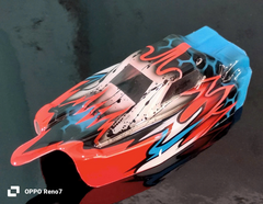 RADIANZ Micro-B Retro Airbrush Lexan Body – Inferno