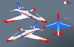 Boomerang RC Jets Mini Viper - RED, WHITE and BLUE - Boomerang RC Jets