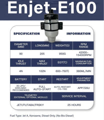 Enjet Power E100 Turbine