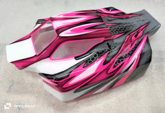 RADIANZ XRAY XB8 CESAR Airbrush Lexan Body - Rush