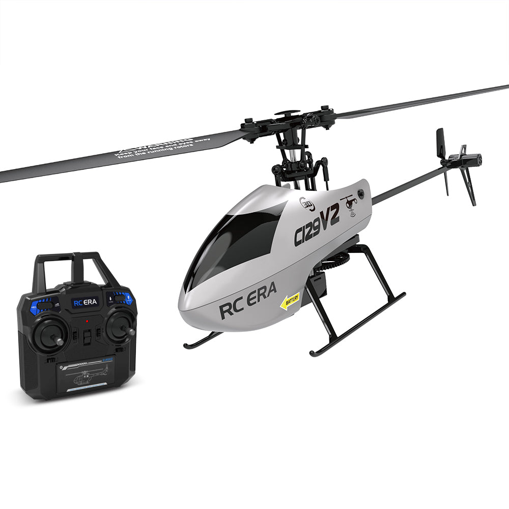 YuXiang C129 V2 4CH Flybarless Micro RC Helicopter - With 6-Axis Gyro & Altitude Hold