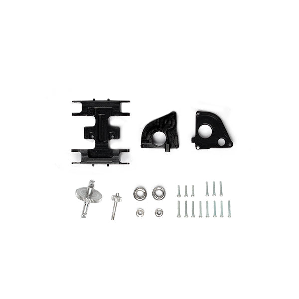 NexxRacing Machined Aluminium Alloy Gearbox Set SCX24 (BLACK) - HeliDirect