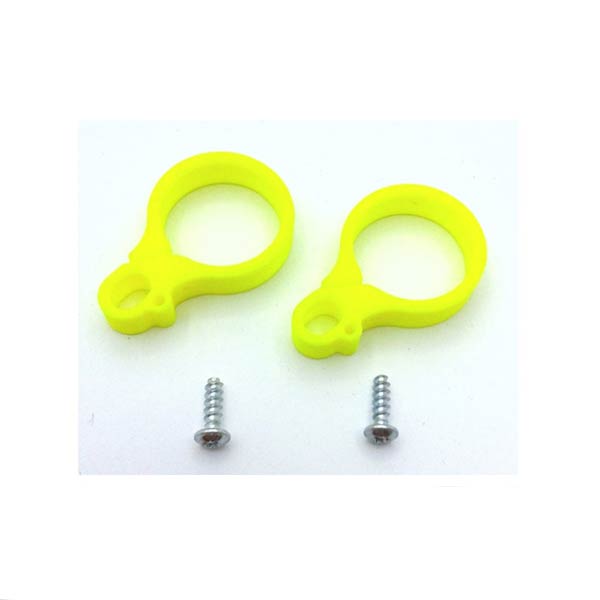 MA T/R Control Rod Guides Yellow - Pack of 2 - HeliDirect