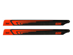 1st Main Blades CFK 600mm FBL (Orange) - HeliDirect