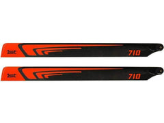 1st Main Blades CFK 710mm FBL Orange - HeliDirect